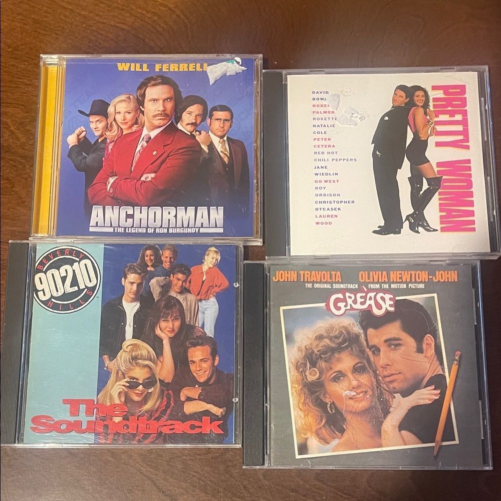 Set of 4 Movie Soundtrack CDs